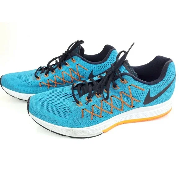 Nike Air Zoom Pegasus 32 Men's Size 14 Blue Athletic Running Shoe 749340-400 - Picture 3 of 10